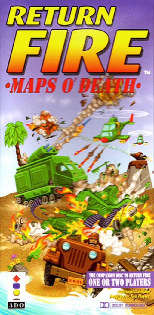 Return Fire: Maps O' Death box art for 3DO